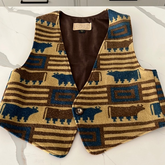 Seppe Jackets & Coats Vintage 8s Seppe Western Vest Western Wool